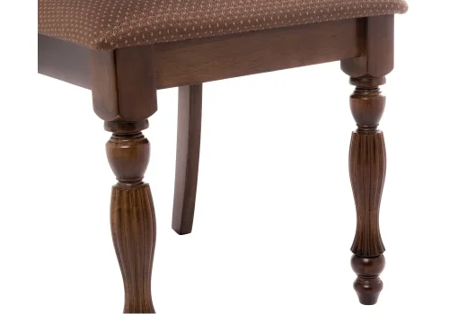 Деревянный стул Vastra cappuccino / brown 11789 Woodville, коричневый/ткань, ножки/дерево/коричневый капучино, размеры - ****480*580 фото 8
