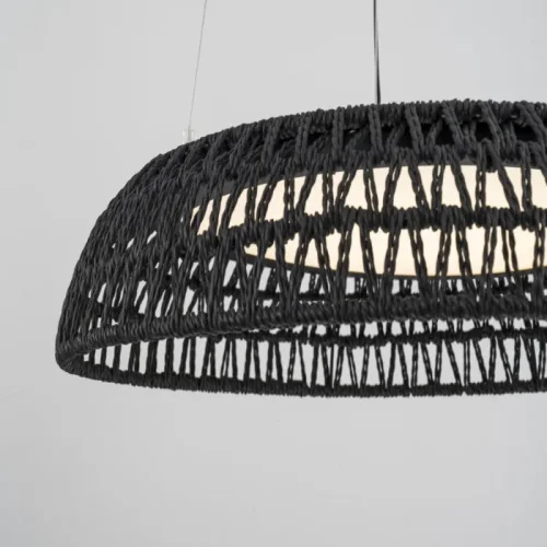 Светильник подвесной LED Conrad 4752-5P F-promo белый чёрный на 1 лампу, основание чёрное в стиле современный фото 2