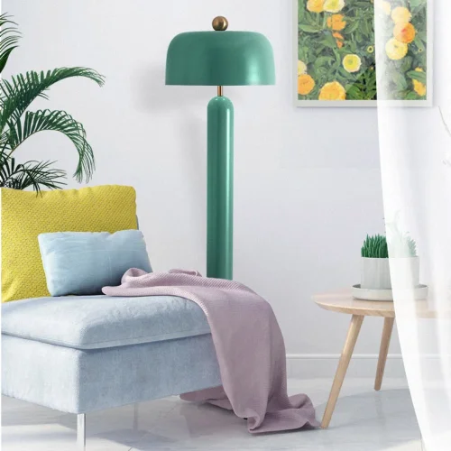 Торшер MEET Turquoise 212118-23 ImperiumLoft бирюзовый на 1 лампу, основание бирюзовое в стиле современный фото 8