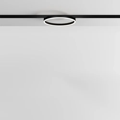 Трековый светильник Rim Exility 3000K 24Вт 120° TR227-2-24W3K-B Maytoni чёрный для шинопроводов серии Magnetic track system Exility чёрный фото 5