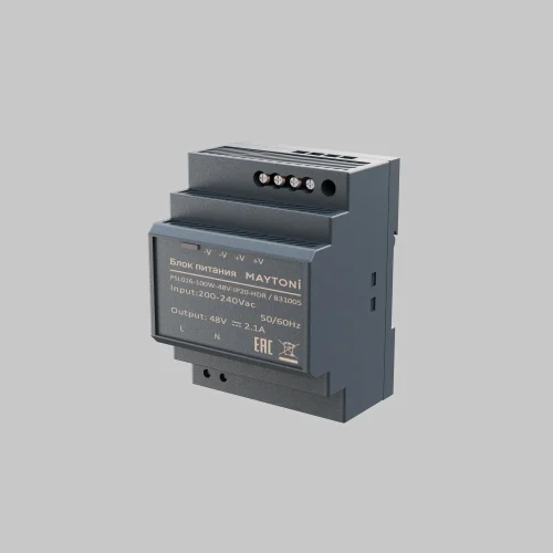 Блок питания PSL016 48В 100Вт IP20 HDR 831005 Maytoni для светодиодных лент фото 2