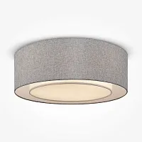 Люстра потолочная Bergamo MOD613CL-04GR Maytoni серая на 4 лампы, основание хром в стиле современный 