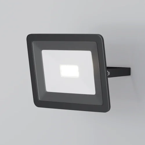 Прожектор LED Flood FL001-L10B4K Maytoni уличный IP чёрный на 1 лампу, плафон прозрачный в стиле современный хай-тек LED фото 2