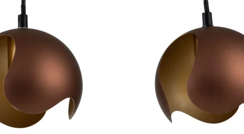 Светильник подвесной Severo V000177 Indigo коричневый на 3 лампы, основание чёрное в стиле современный шар фото 3 Светильник подвесной Severo V000177 Indigo коричневый на 3 лампы, основание чёрное в стиле современный шар фото 3