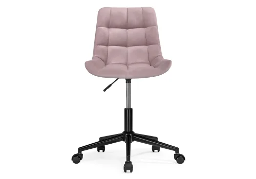 Компьютерное кресло Честер розовый (california 390) / черный 539244 Woodville, розовый/велюр, ножки/пластик/чёрный, размеры - *920***490*600 фото 3