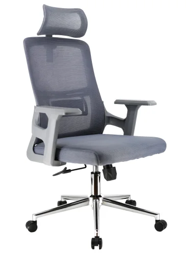 Офисное кресло эргономичное EP-530 Grey Сетка Серый EP-530G-mesh-grey Everprof, серый/сетка, ножки//, размеры - 1120*1220***660*