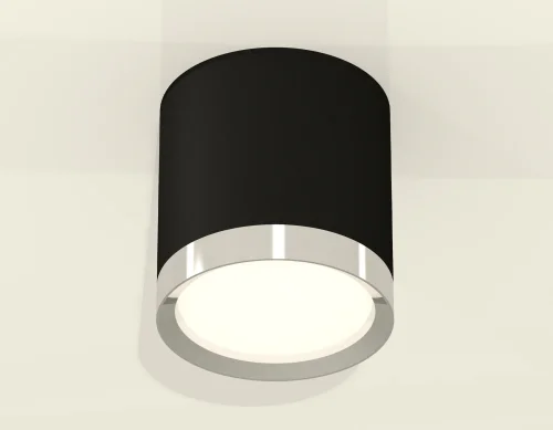Светильник накладной XS8142003 Ambrella light чёрный 1 лампа, основание чёрное в стиле хай-тек круглый фото 2