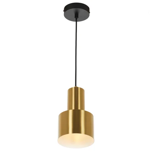 Светильник подвесной Lima MR1150-1P MyFar золотой 1 лампа, основание чёрное в стиле современный лофт хай-тек  фото 2