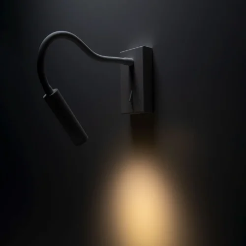 Бра с выключателем LED Декарт CL704360 Citilux белый на 1 лампа, основание белое в стиле современный для чтения гибкая ножка фото 5