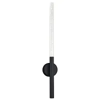 Бра LED Bubblor 4309-1W Favourite прозрачный на 1 лампу, основание чёрное в стиле современный 