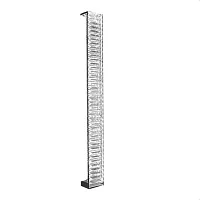 Бра LED Madison 0908WL-50CH Milosh Tendence прозрачный на 1 лампу, основание хром в стиле современный 