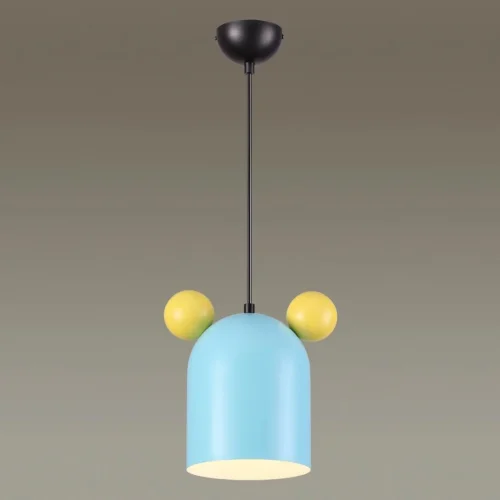 Светильник подвесной TEDDY 151751-26 ImperiumLoft голубой на 1 лампу, основание голубое в стиле современный лофт фото 4 Светильник подвесной TEDDY 151751-26 ImperiumLoft голубой на 1 лампу, основание голубое в стиле современный лофт фото 4