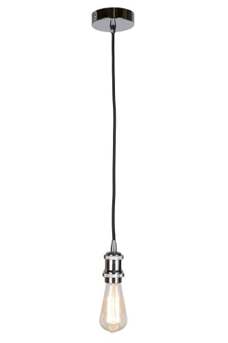 Светильник подвесной лофт Ottavia OML-91216-01 Omnilux без плафона 1 лампа, основание хром в стиле лофт 