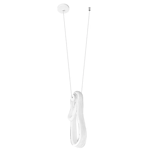 Светильник подвесной LED Series 10400/1 LOFT IT белый на 1 лампу, основание белое в стиле арт-деко фото 5