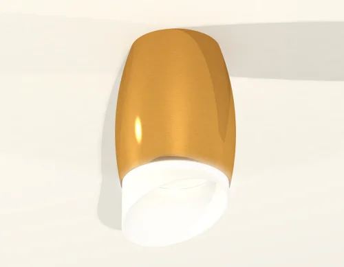 Светильник накладной Techno spot XS1125022 Ambrella light золотой жёлтый 1 лампа, основание золотое жёлтое в стиле современный круглый фото 3