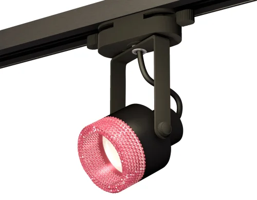 Трековый светильник Track System XT6602062 Ambrella light розовый чёрный для шинопроводов серии Track System чёрный