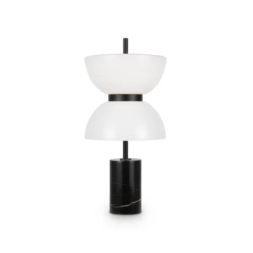 Настольная лампа LED Memory MOD178TL-L11B3K Maytoni белая 1 лампа, основание чёрное металл в стиле современный арт-деко  фото 2