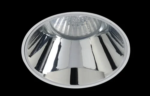 Светильник точечный CLT 050C1 WH-CH Crystal Lux хром белый на 1 лампу, основание белое в стиле современный для затирки фото 3