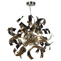 Люстра подвесная Briosco GRLSA-5903-07 Lussole без плафона на 7 ламп, основание хром в стиле современный 