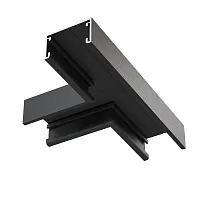 Коннектор Т- образный накладной Magnetic track system Basity TRA172CT-11B Maytoni чёрный в стиле для светильников серии Magnetic track system Basity накладной basity магнитная