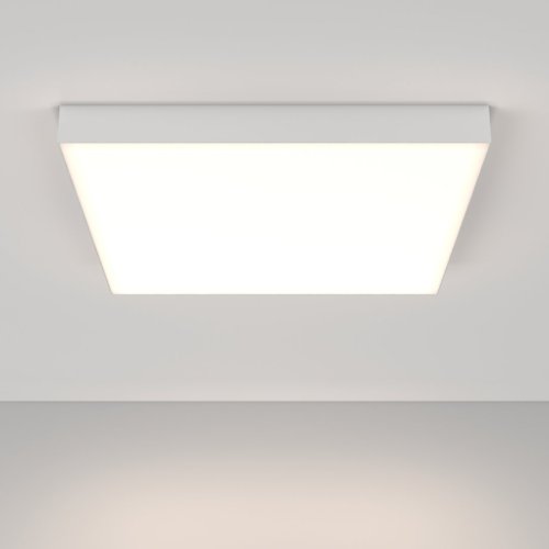 Светильник потолочный LED Zon C032CL-90W4K-SQ-W Maytoni белый 1 лампа, основание белое в стиле современный  фото 4