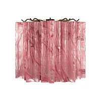 Бра Мурано / Murano 10580W Pink LOFT IT розовый на 3 лампы, основание бронзовое в стиле современный арт-деко Бра Мурано / Murano 10580W Pink LOFT IT розовый на 3 лампы, основание бронзовое в стиле современный арт-деко