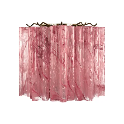 Бра Мурано / Murano 10580W Pink LOFT IT розовый на 3 лампы, основание бронзовое в стиле современный арт-деко 