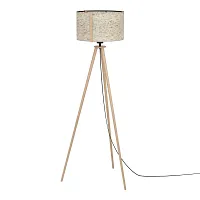 Торшер Hontongas 390326 Eglo на треноге бежевый 1 лампа, основание бежевое в стиле кантри прованс современный
