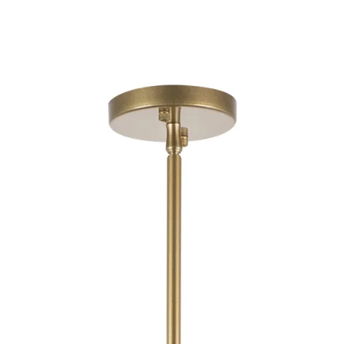 Люстра на штанге Crotone 690063 Lightstar прозрачная на 6 ламп, основание золотое в стиле современный  фото 2