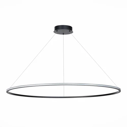 Светильник подвесной LED St604 Out ST604.443.46 ST-Luce чёрный 1 лампа, основание чёрное в стиле хай-тек кольца фото 2