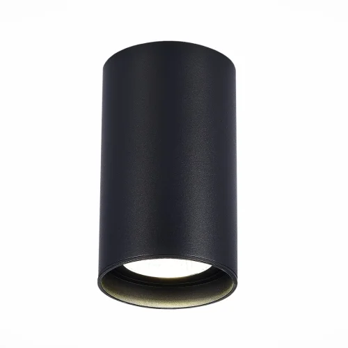 Светильник накладной LED ST157.442.20 ST-Luce чёрный 1 лампа, основание чёрное в стиле хай-тек современный круглый