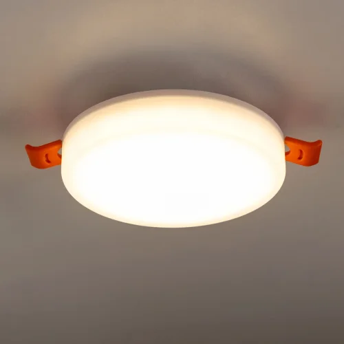 Светильник точечный LED Вега CLD5310W Citilux белый 1 лампа, основание белое в стиле современный хай-тек  фото 3