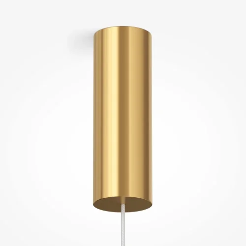 Светильник подвесной LED Amulet MOD555PL-L11G3K Maytoni прозрачный 1 лампа, основание золотое в стиле арт-деко современный  фото 4