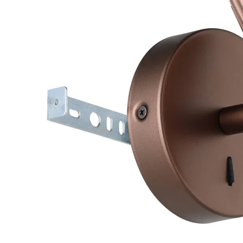 Бра с выключателем Portillo 902035 Eglo бронзовый на 1 лампу, основание бронзовое в стиле современный для чтения фото 4