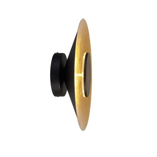 Бра LED Orion 8127 Mantra золотой на 1 лампа, основание чёрное в стиле современный лофт хай-тек 