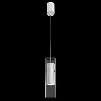 Светильник подвесной Dynamics MOD326PL-01W Maytoni прозрачный белый 1 лампа, основание белое в стиле современный 