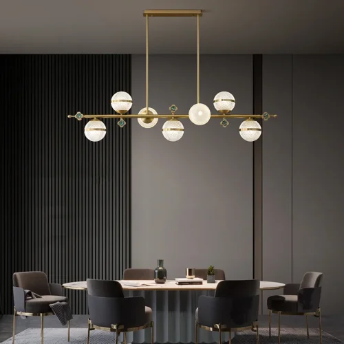 Светильник подвесной LUARA LONG L122 220415-23 ImperiumLoft прозрачный на 7 ламп, основание латунь в стиле современный фото 12 Светильник подвесной LUARA LONG L122 220415-23 ImperiumLoft прозрачный на 7 ламп, основание латунь в стиле современный фото 12