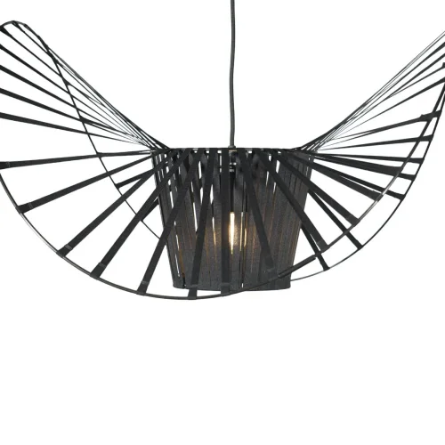 Светильник подвесной Bonnet 10099/600 LOFT IT чёрный 1 лампа, основание чёрное в стиле арт-деко модерн  фото 4