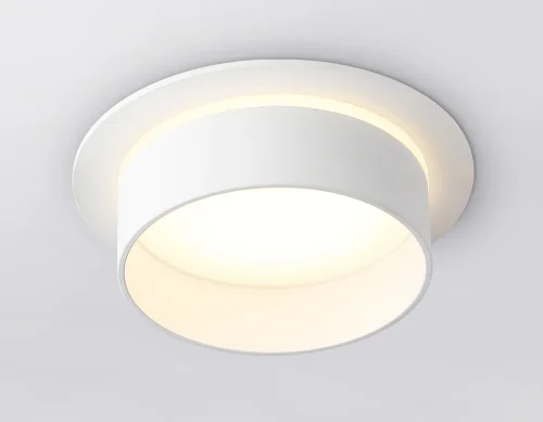 Светильник точечный TN5212 Ambrella light белый 1 лампа, основание белое в стиле хай-тек современный  фото 3