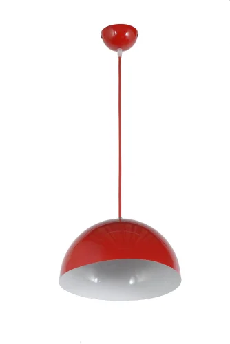 Светильник подвесной Massimo E 1.3.P2 R Arti Lampadari красный 1 лампа, основание красное в стиле современный 