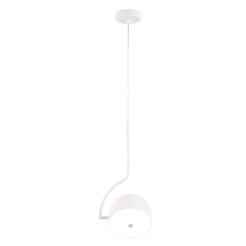 Светильник подвесной LED CORRECTO SP9W LED WHITE Crystal Lux белый 1 лампа, основание белое в стиле современный  фото 3