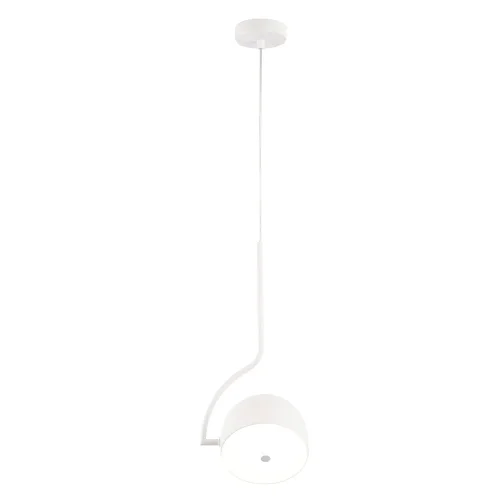 Светильник подвесной LED CORRECTO SP9W LED WHITE Crystal Lux белый 1 лампа, основание белое в стиле современный  фото 3