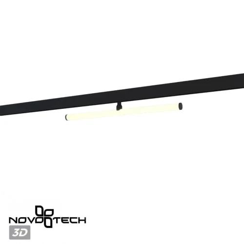 Трековый светильник LED для низковольтного шинопровода Flum 359448 Novotech чёрный для шинопроводов серии Flum чёрный фото 5