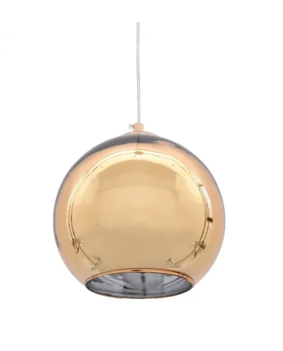 Светильник подвесной Lobos LDP 107-300 GD Lumina Deco золотой на 1 лампу, основание золотое в стиле современный шар