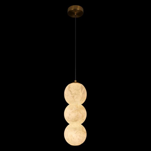 Светильник подвесной ЛЕД Бидз / Beads 10530/3P LOFT IT бежевый на 1 лампу, основание бронзовое в стиле современный фото 2 Светильник подвесной ЛЕД Бидз / Beads 10530/3P LOFT IT бежевый на 1 лампу, основание бронзовое в стиле современный фото 2