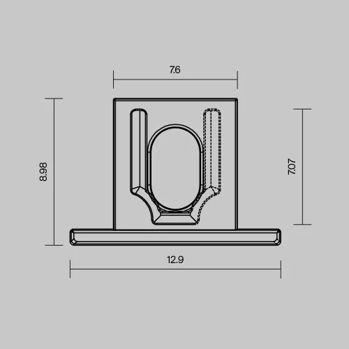 Комплект заглушек (для профиля 12×09) 10 шт., ALM-1209-EC 642068 Maytoni цвет LED K, световой поток Lm фото 3