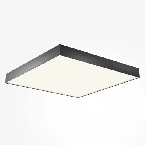 Светильник потолочный LED Zon C032CL-90W4K-SQ-B Maytoni белый на 1 , основание чёрное в стиле современный хай-тек фото 2