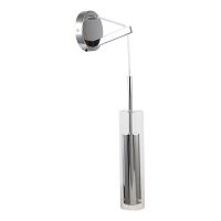 Бра Aenigma 2555-1W Favourite прозрачный хром 1 лампа, основание хром в стиле современный 