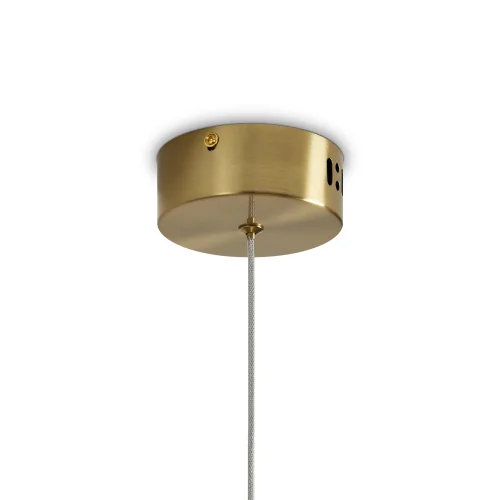 Светильник подвесной LED Lolli FR6139PL-L8BS Freya прозрачный на 1 лампу, основание латунь в стиле современный фото 5