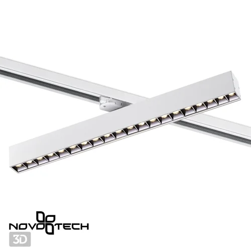 Трековый светильник трехфазный Iter 358864 Novotech белый для шинопроводов серии Iter фото 5
